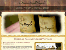 Tablet Screenshot of domainemargelle.com